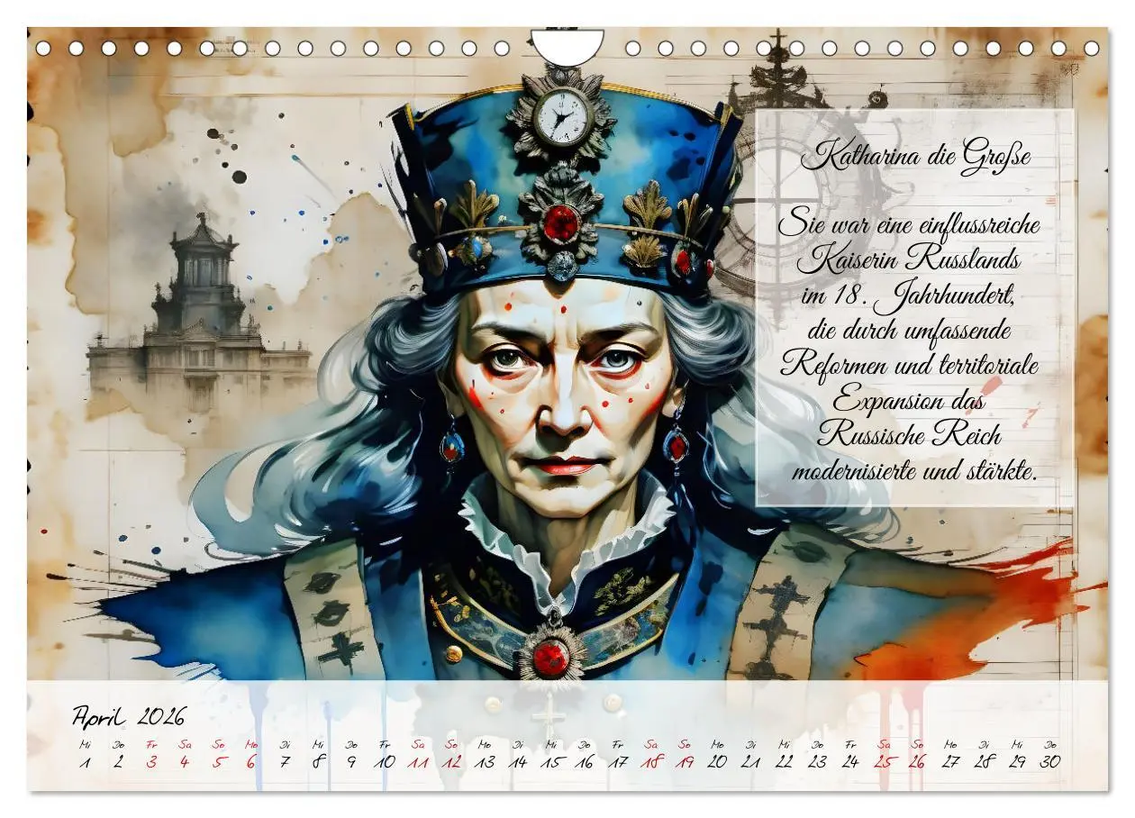 Bild: 9783457324455 | Legendäre Ikonen der Geschichte (Wandkalender 2026 DIN A4 quer),...