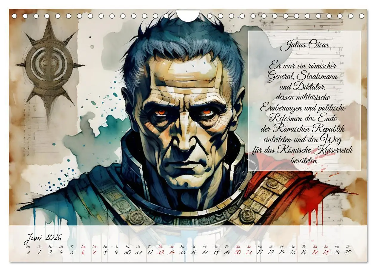 Bild: 9783457324455 | Legendäre Ikonen der Geschichte (Wandkalender 2026 DIN A4 quer),...