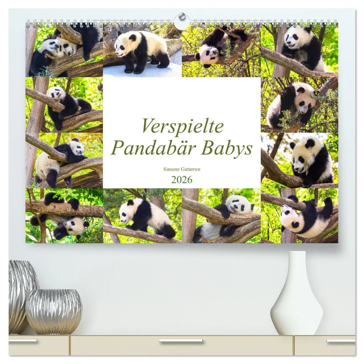 Cover: 9783457704455 | Pandabär Babys (hochwertiger Premium Wandkalender 2026 DIN A2...