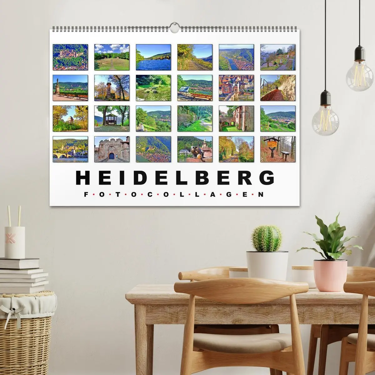 Bild: 9783457874455 | Heidelberg Fotocollagen (Wandkalender 2026 DIN A2 quer), CALVENDO...