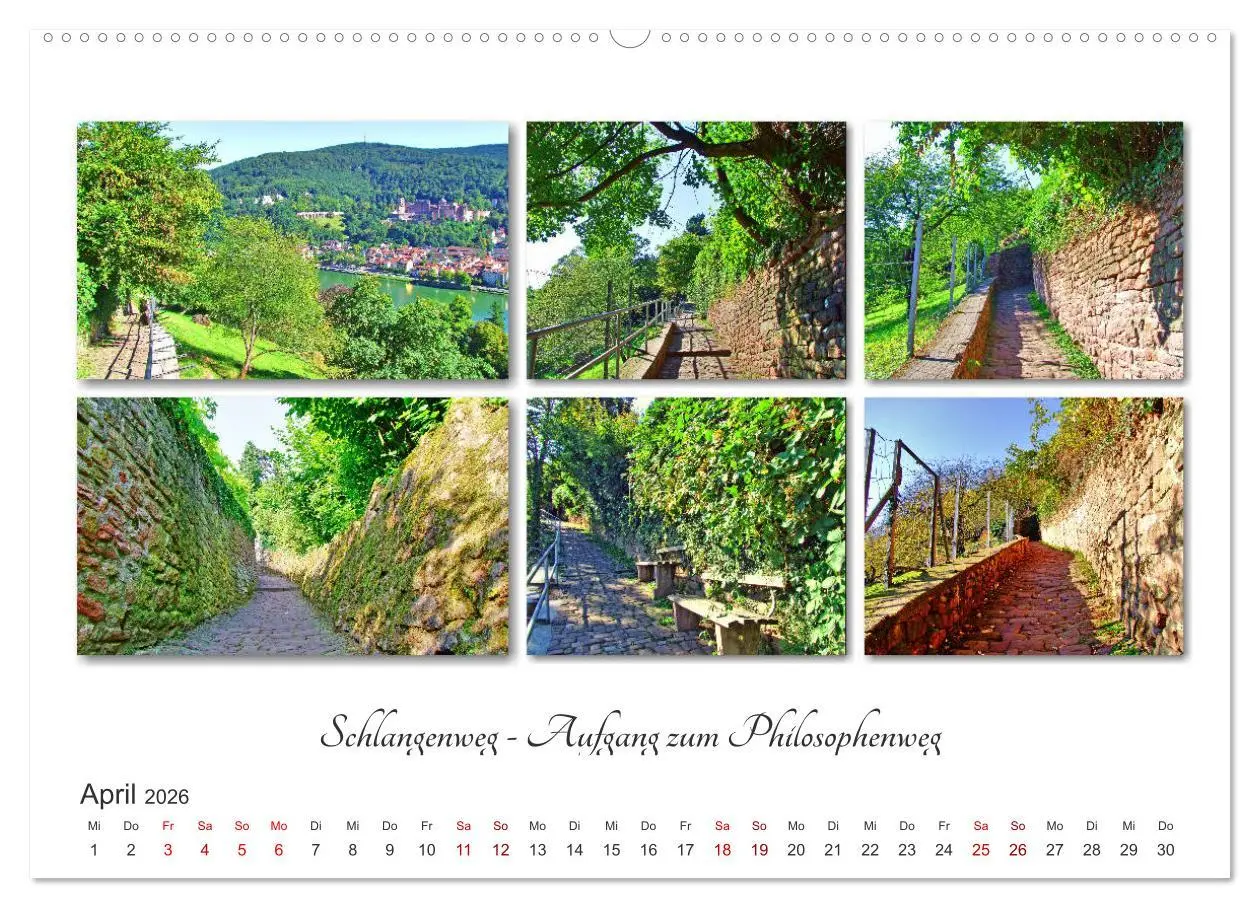 Bild: 9783457874455 | Heidelberg Fotocollagen (Wandkalender 2026 DIN A2 quer), CALVENDO...
