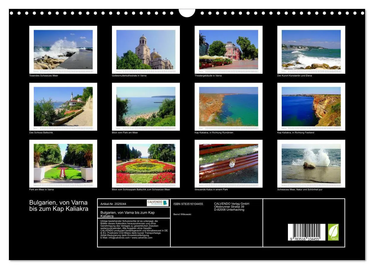 Bild: 9783516104455 | Bulgarien, von Varna bis zum Kap Kaliakra (Wandkalender 2026 DIN A3...