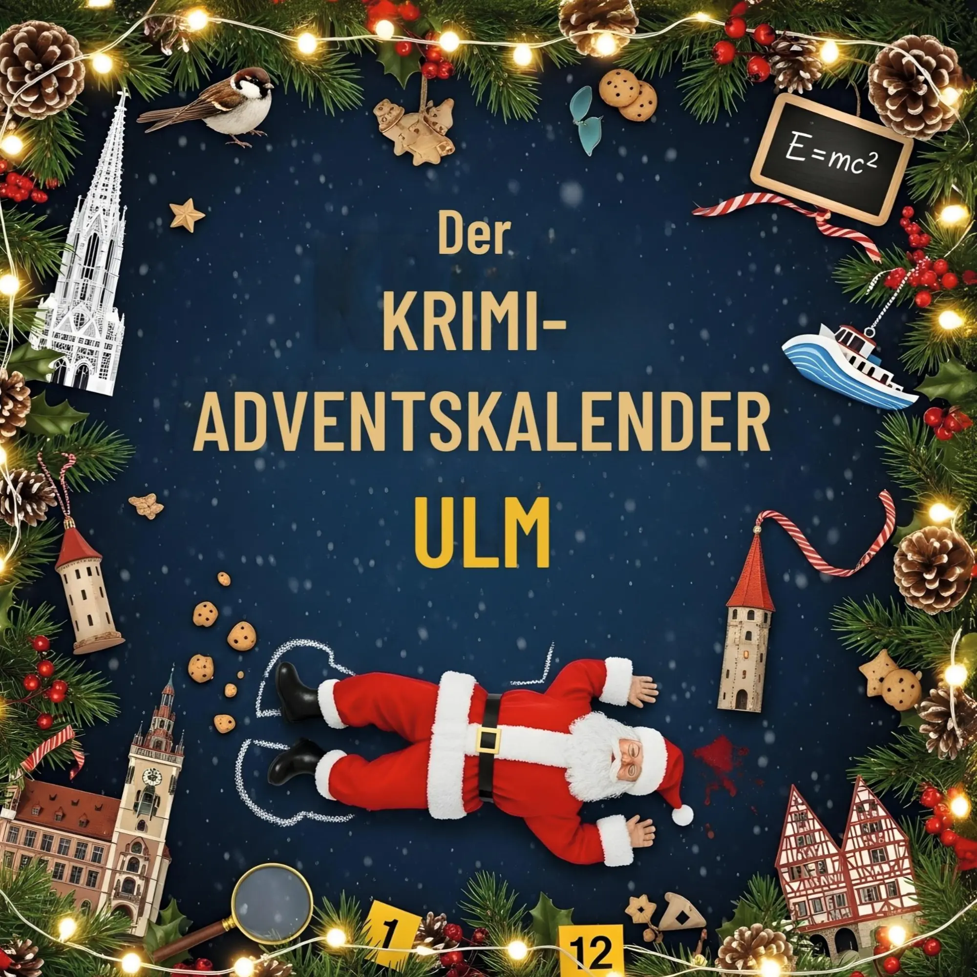 Cover: 9783695304455 | Der Krimi-Adventskalender Ulm | Mordsverdächtig in 24 Akten | Münch