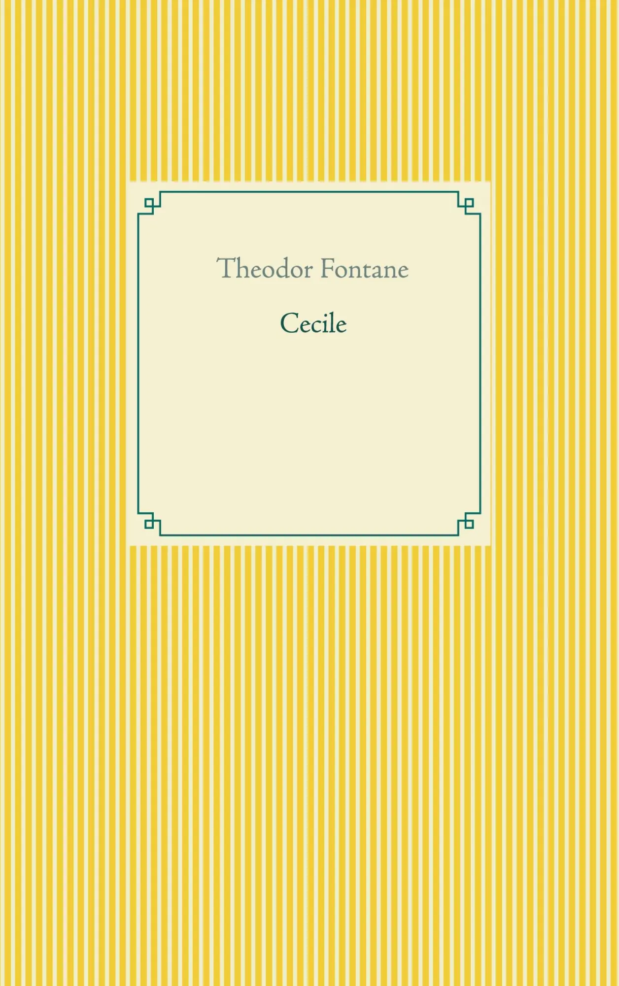Cover: 9783754324455 | Cecile | Theodor Fontane | Taschenbuch | Paperback | 172 S. | Deutsch