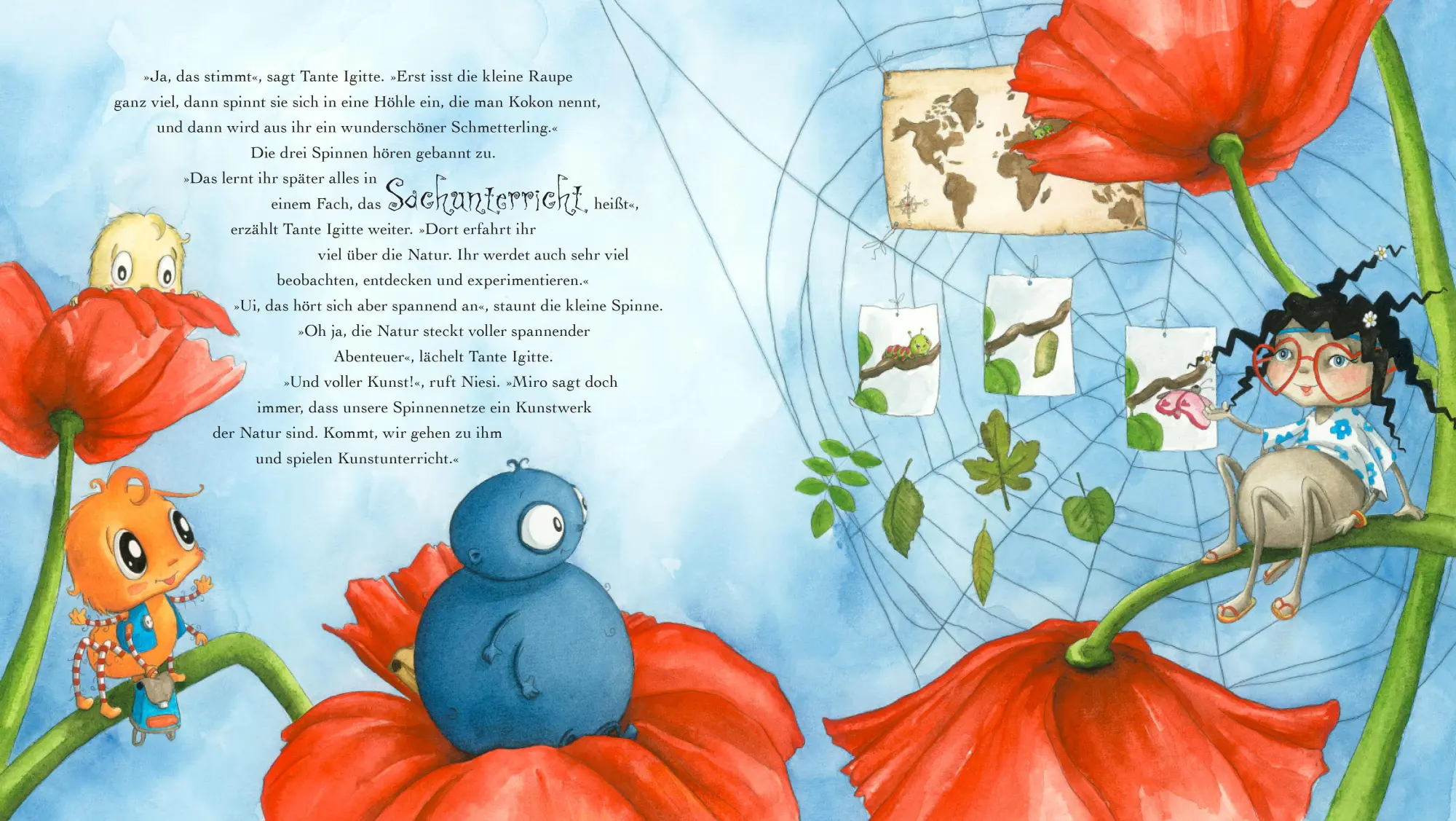 Bild: 9783833904455 | Die kleine Spinne Widerlich 05 - Komm, wir spielen Schule! | Amft