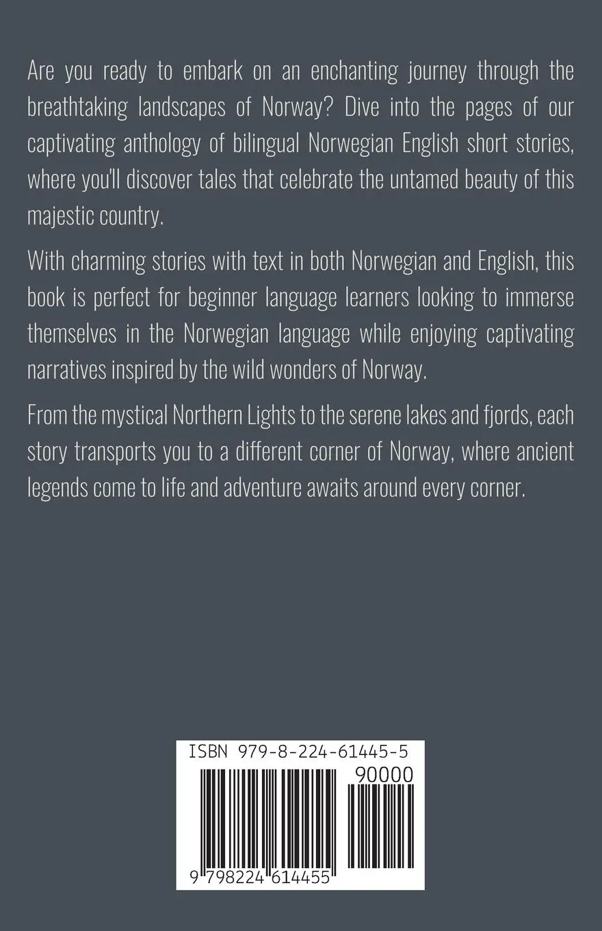 Rückseite: 9798224614455 | Wild Norway | Short Stories In Norwegian for Beginners | Books | Buch