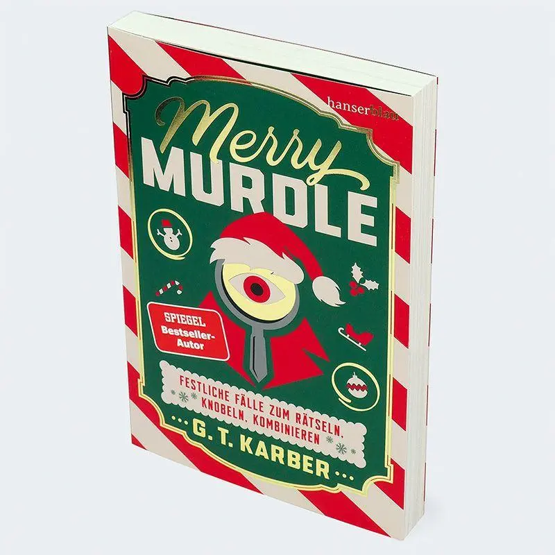 Bild: 9783446284555 | Merry Murdle | Festliche Fälle zum Rätseln, Knobeln, Kombinieren