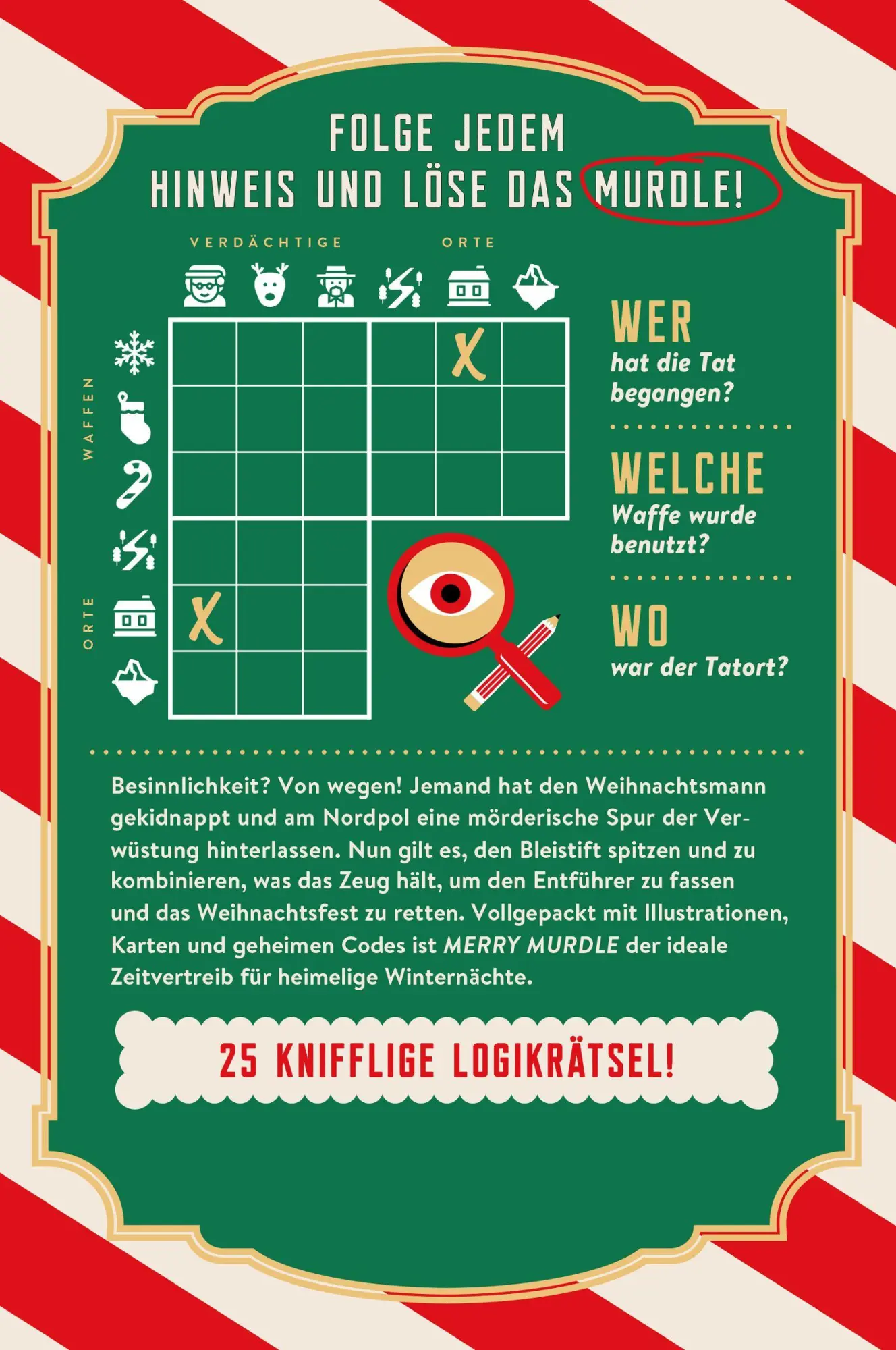 Bild: 9783446284555 | Merry Murdle | Festliche Fälle zum Rätseln, Knobeln, Kombinieren