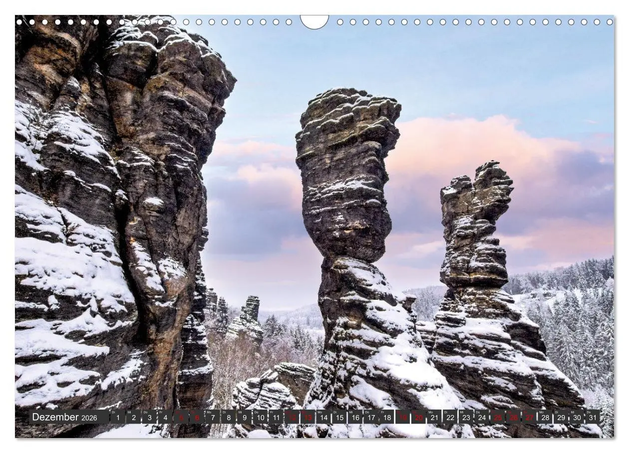 Bild: 9783457484555 | Die Sächsische Schweiz / Faszination Sandsteingebirge (Wandkalender...