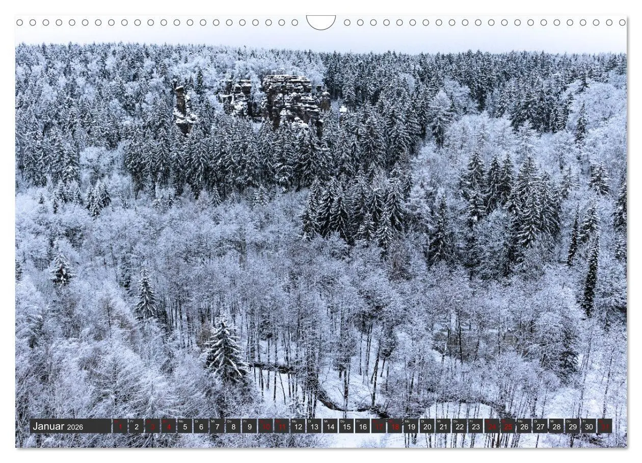 Bild: 9783457484555 | Die Sächsische Schweiz / Faszination Sandsteingebirge (Wandkalender...