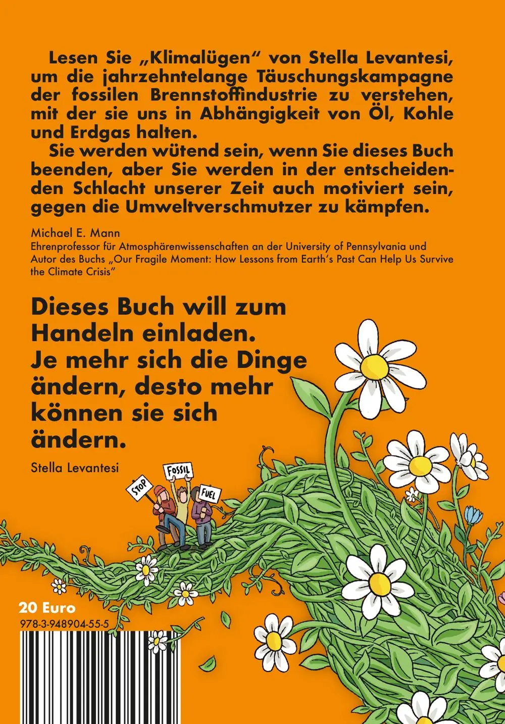 Rückseite: 9783948904555 | Klimalügen | Stella Levantesi | Taschenbuch | 312 S. | Deutsch | 2024