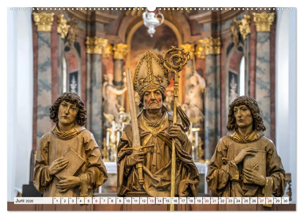 Bild: 9783457784655 | Bayerns Kirchen (Wandkalender 2026 DIN A2 quer), CALVENDO...