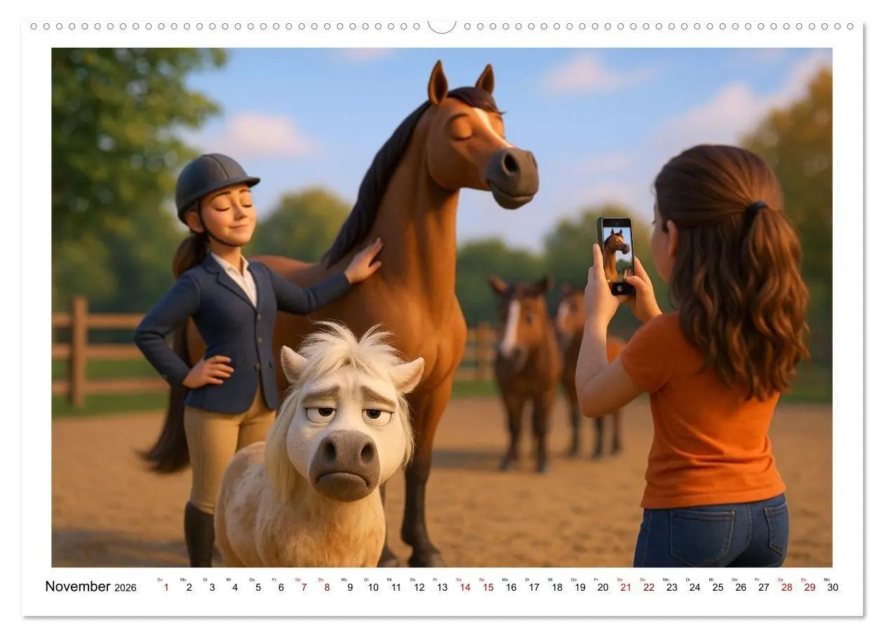 Bild: 9783516704655 | Mädchen brauchen ein Hoppi (hochwertiger Premium Wandkalender 2026...