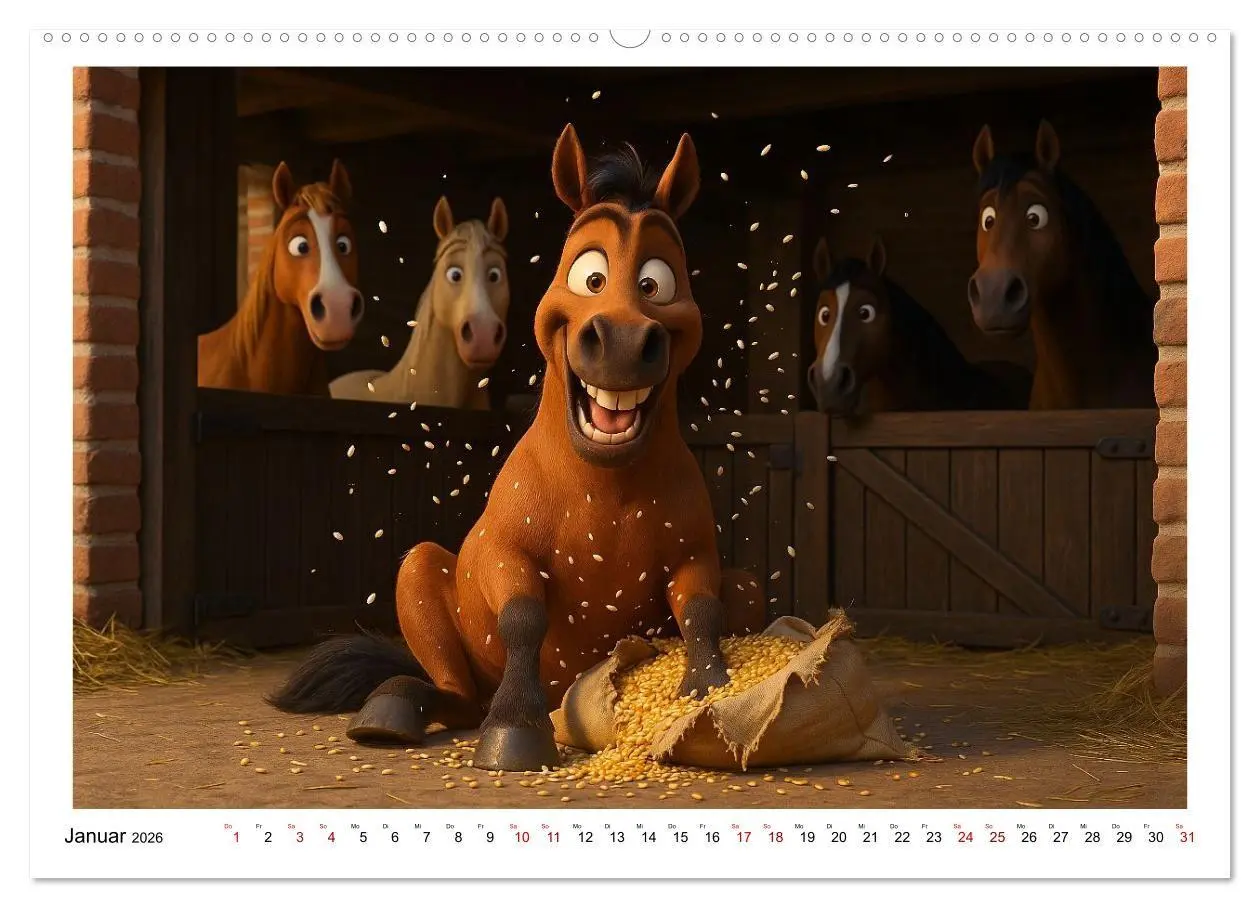 Bild: 9783516704655 | Mädchen brauchen ein Hoppi (hochwertiger Premium Wandkalender 2026...