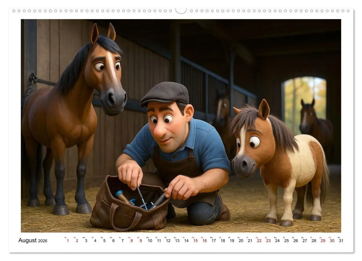 Bild: 9783516704655 | Mädchen brauchen ein Hoppi (hochwertiger Premium Wandkalender 2026...