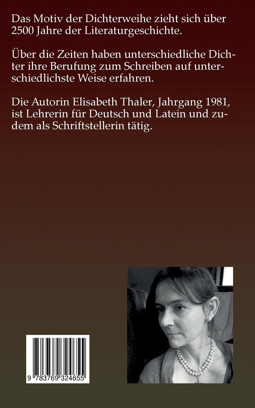 Rückseite: 9783769324655 | Von der Muse geküßt | Elisabeth Thaler | Taschenbuch | 86 S. | Deutsch
