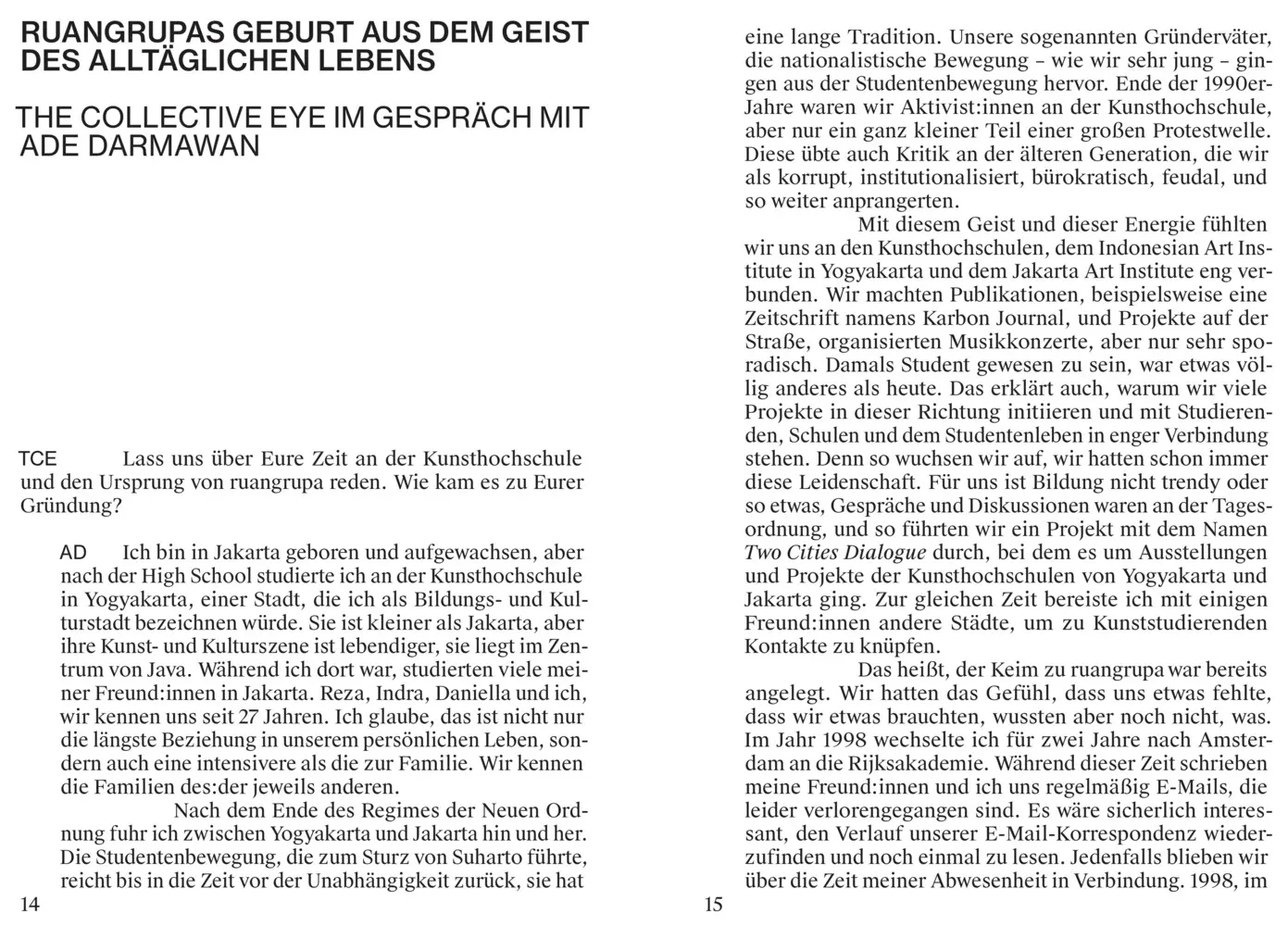 Bild: 9783954764655 | The Collective Eye im Gespräch mit ruangrupa | Garaudel (u. a.) | Buch