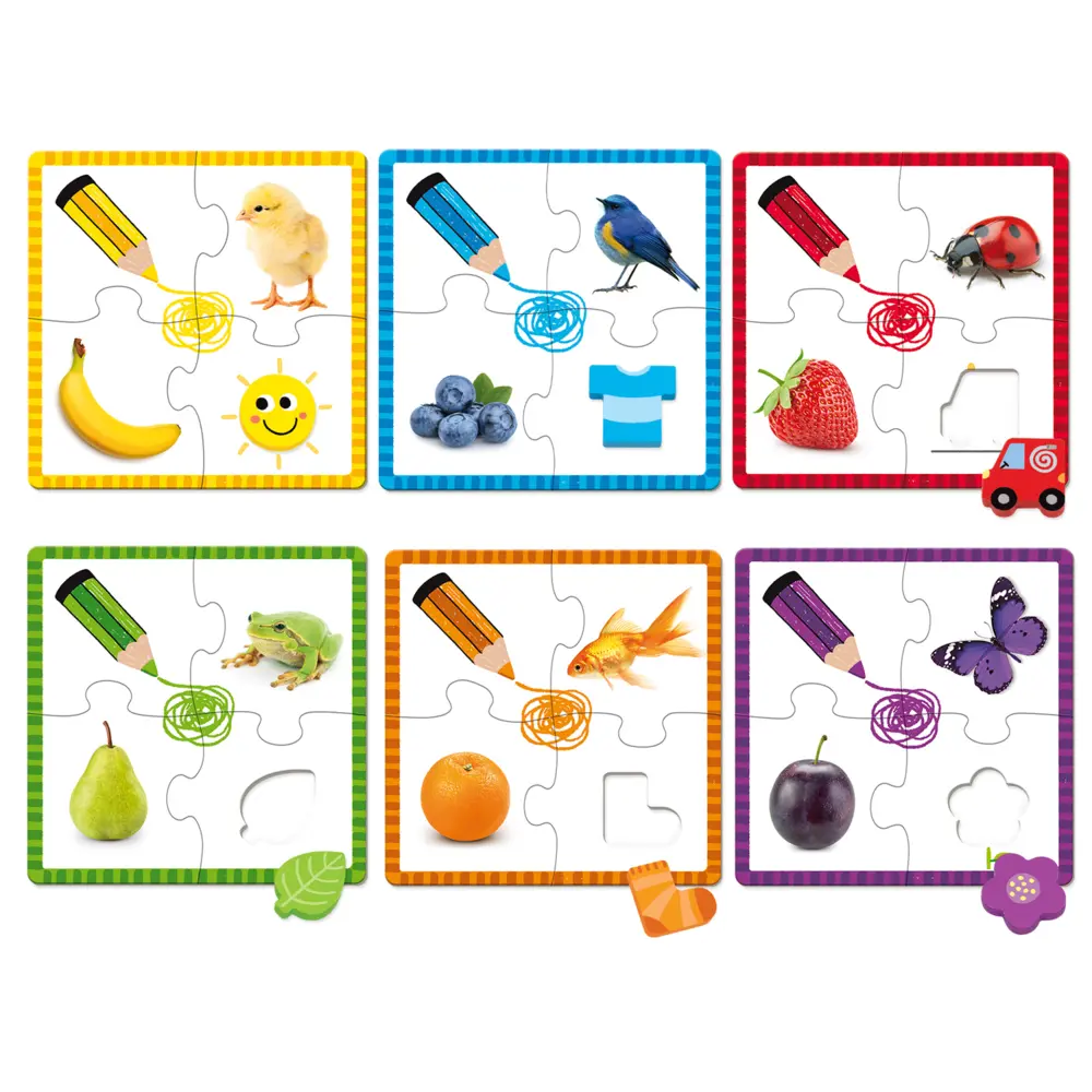 Cover: 8410446534755 | GOULA 6 Farben-Puzzle | 53475 | 2021 | Goula | EAN 8410446534755