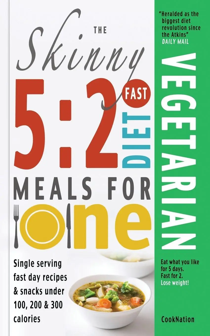 Cover: 9780957644755 | The Skinny 5 | 2 Fast Diet Vegetarian Meals for One | Cooknation
