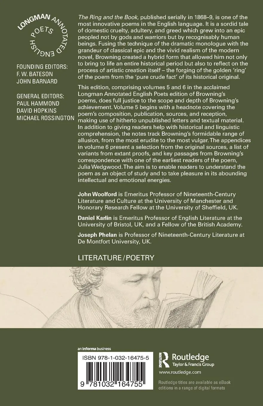Rückseite: 9781032164755 | The Poems of Robert Browning | John Woolford (u. a.) | Taschenbuch