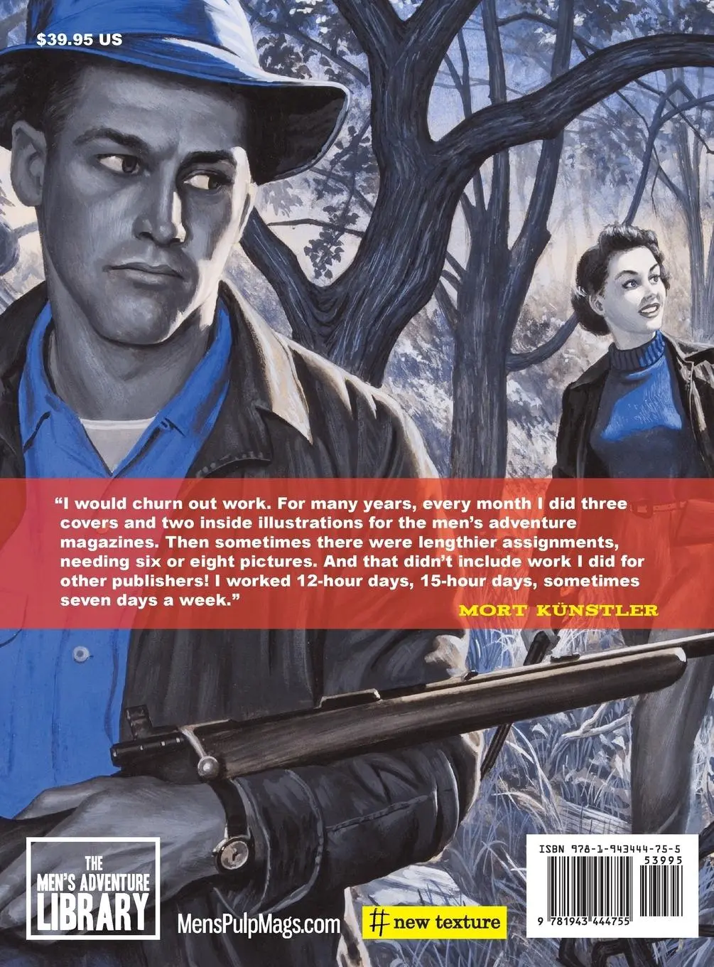 Rückseite: 9781943444755 | Mort Künstler | The Godfather of Pulp Fiction Illustrators | Buch
