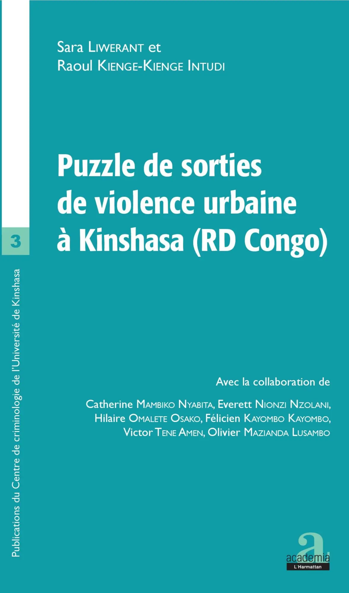 Cover: 9782806104755 | Puzzle de sorties de violence urbaine à Kinshasa (RD Congo) | Buch