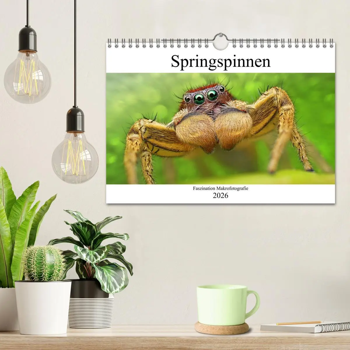 Bild: 9783457844755 | Faszination Makrofotografie: Springspinnen (Wandkalender 2026 DIN...
