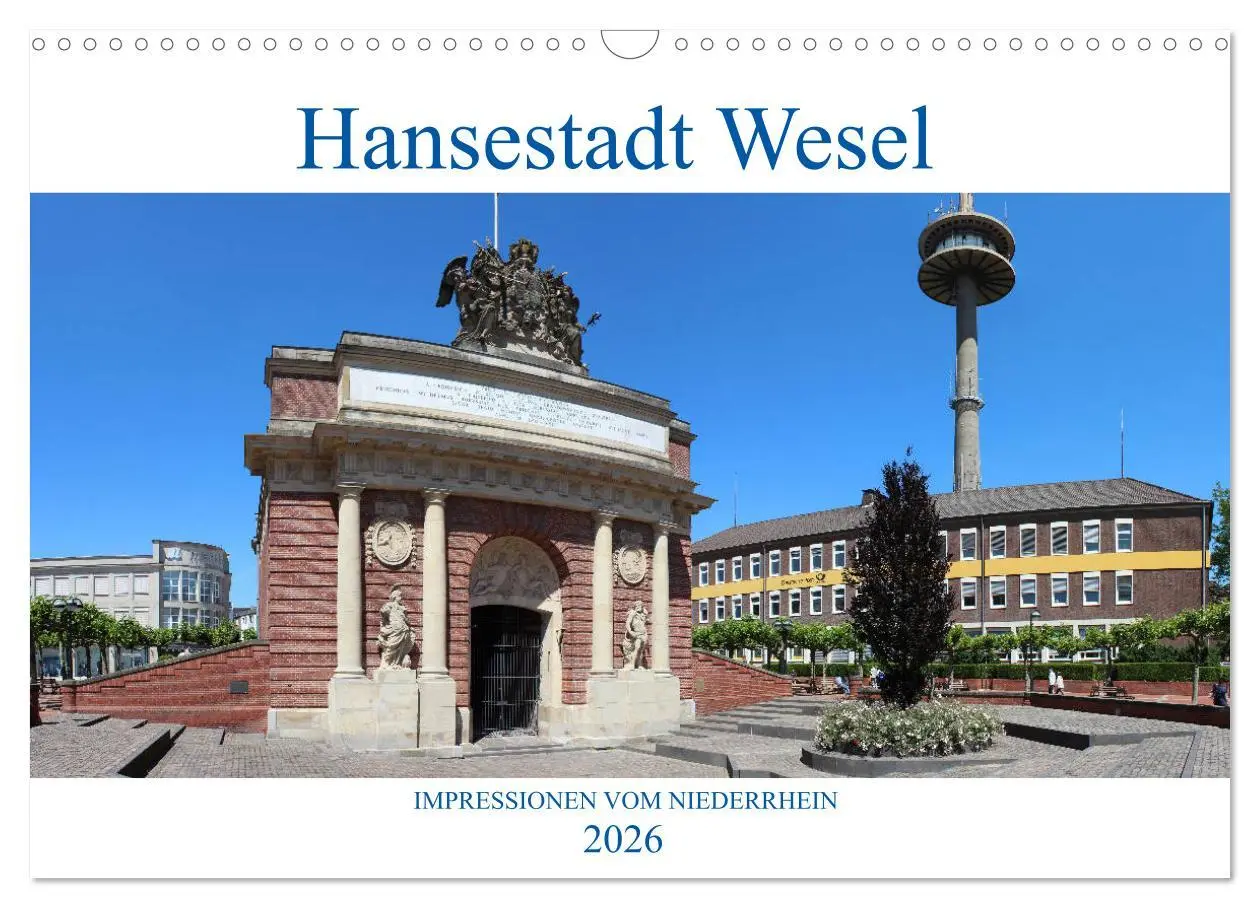 Cover: 9783457914755 | Hansestadt Wesel - Impressionen vom Niederrhein (Wandkalender 2026...