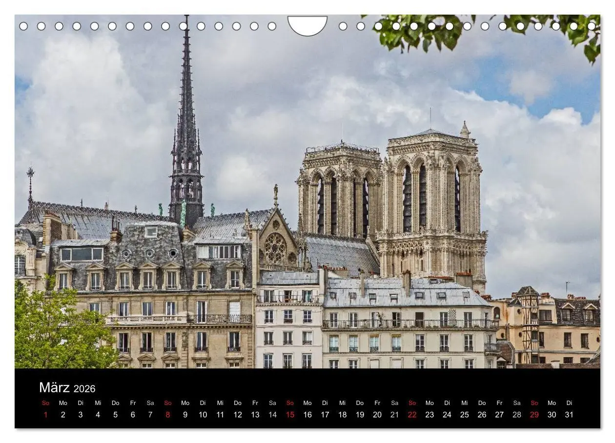Bild: 9783516174755 | Paris (Wandkalender 2026 DIN A4 quer), CALVENDO Monatskalender | 2026