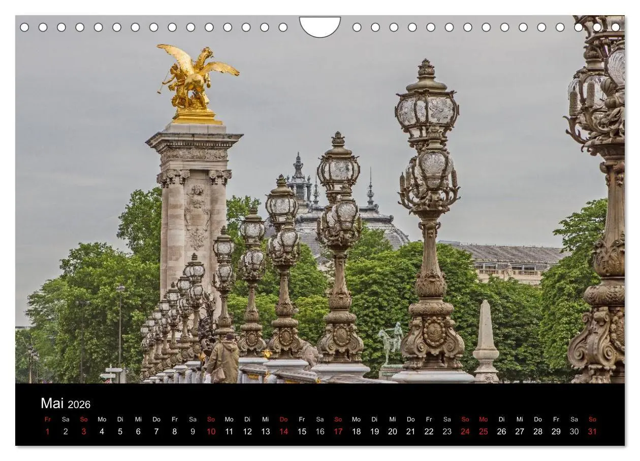 Bild: 9783516174755 | Paris (Wandkalender 2026 DIN A4 quer), CALVENDO Monatskalender | 2026
