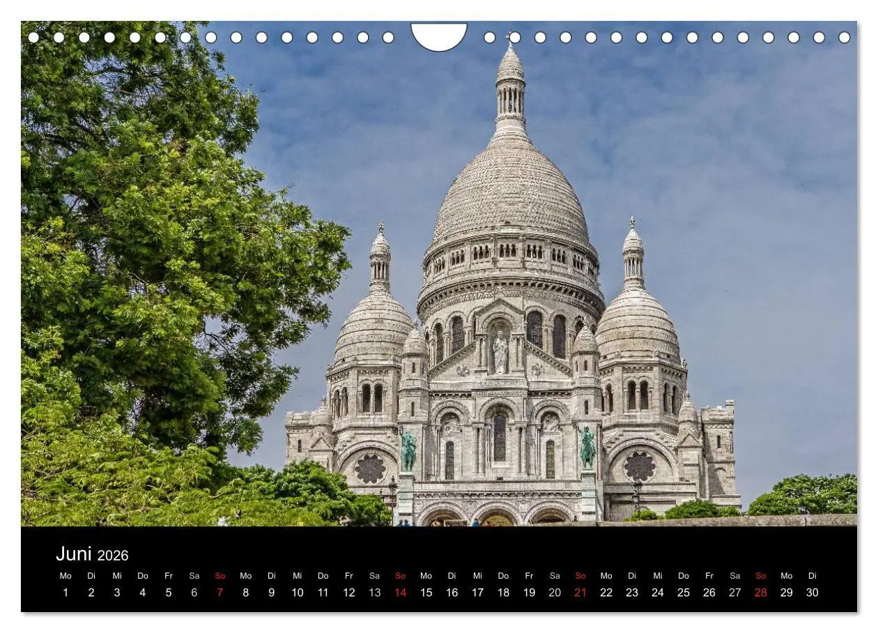 Bild: 9783516174755 | Paris (Wandkalender 2026 DIN A4 quer), CALVENDO Monatskalender | 2026