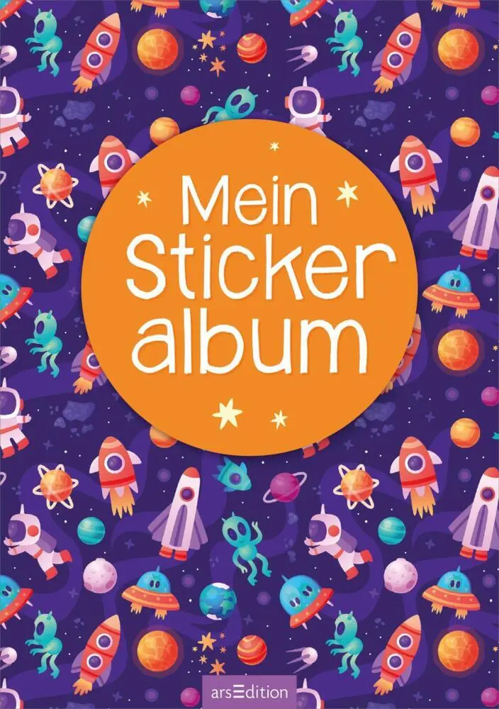 Bild: 4014489134855 | Mein Stickeralbum - Weltall | Broschüre | Stickeralbum | 24 S. | 2025