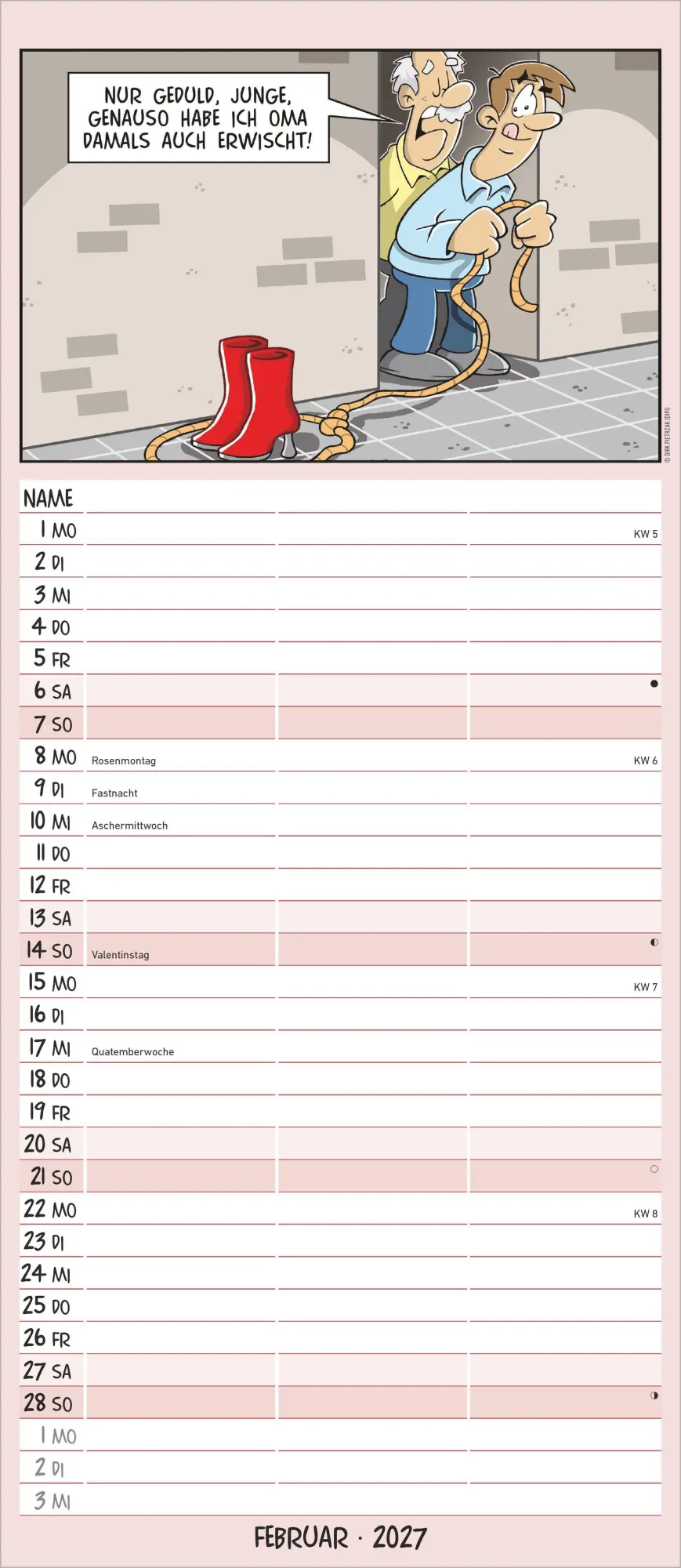 Bild: 4069095014855 | Planer für den Unruhestand 2027 | Kalender | 14 S. | Deutsch | 2027