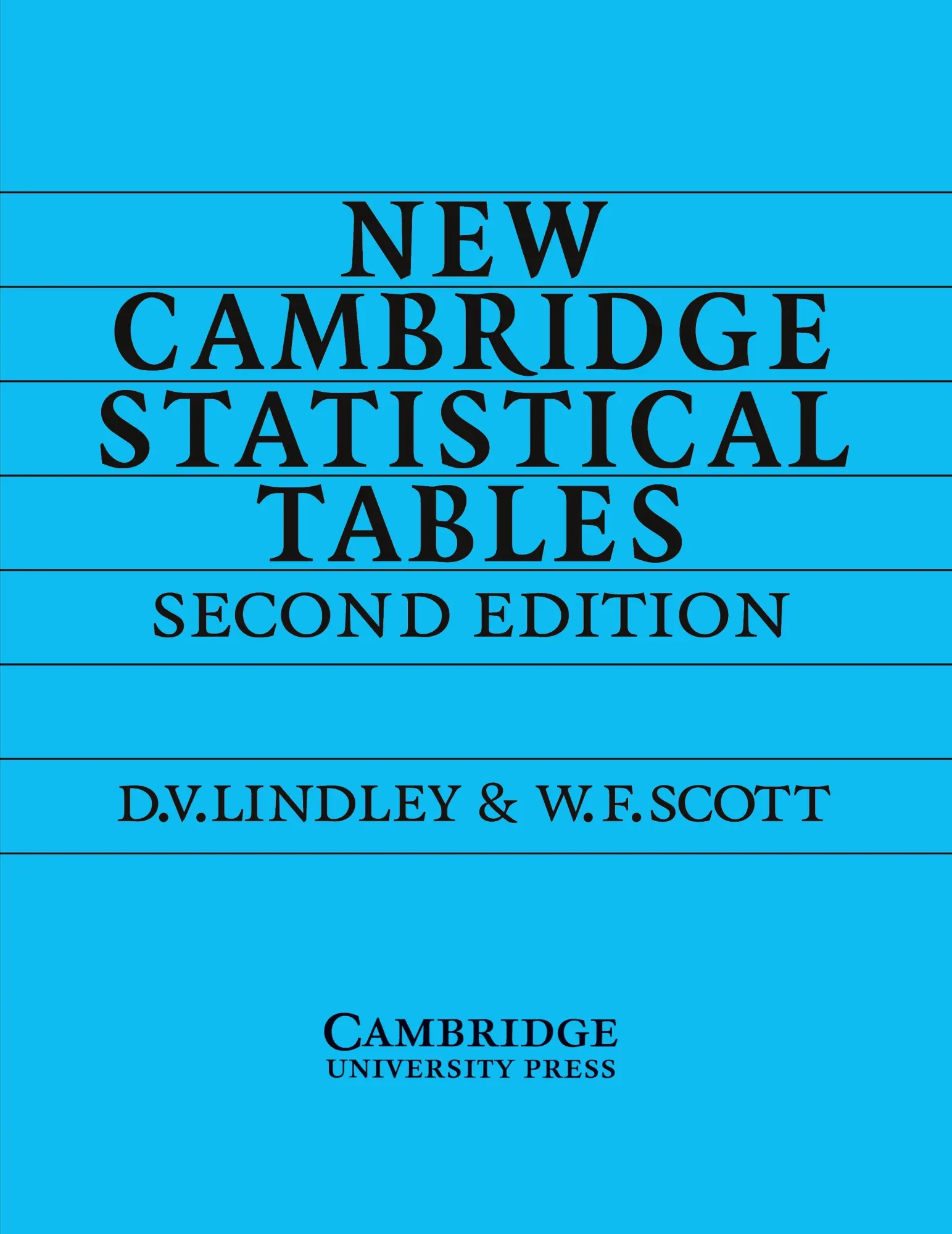 Cover: 9780521484855 | New Camb Statistical Tables 2ed | D. V. Lindley (u. a.) | Taschenbuch