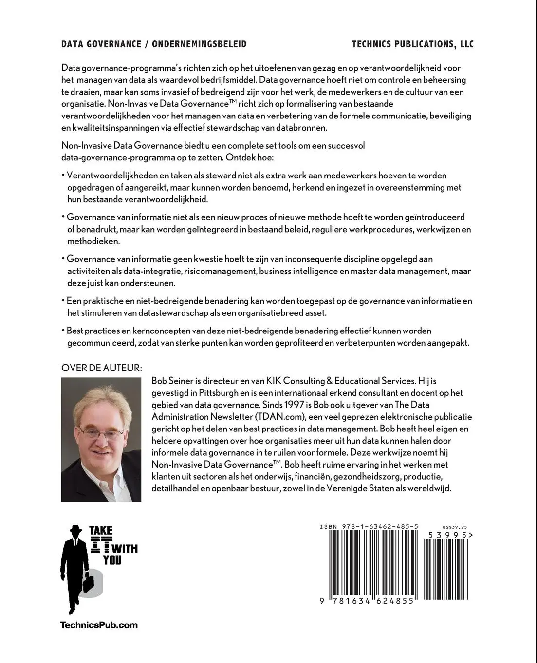 Rückseite: 9781634624855 | Non-Invasive Data Governance | Robert Seiner | Taschenbuch | 2019