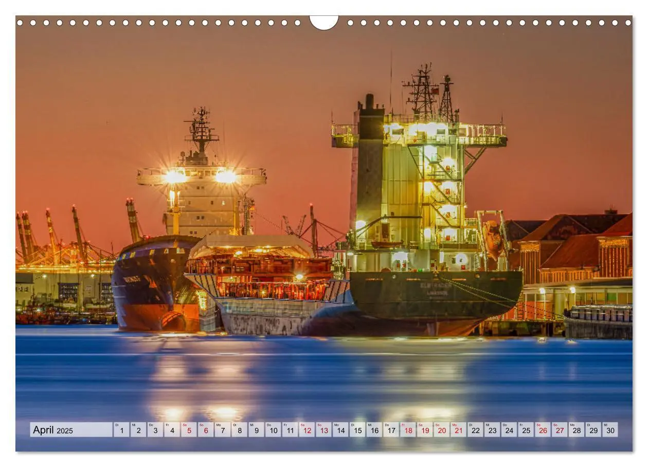 Bild: 9783435054855 | Bremer Hafenromantik (Wandkalender 2025 DIN A3 quer), CALVENDO...