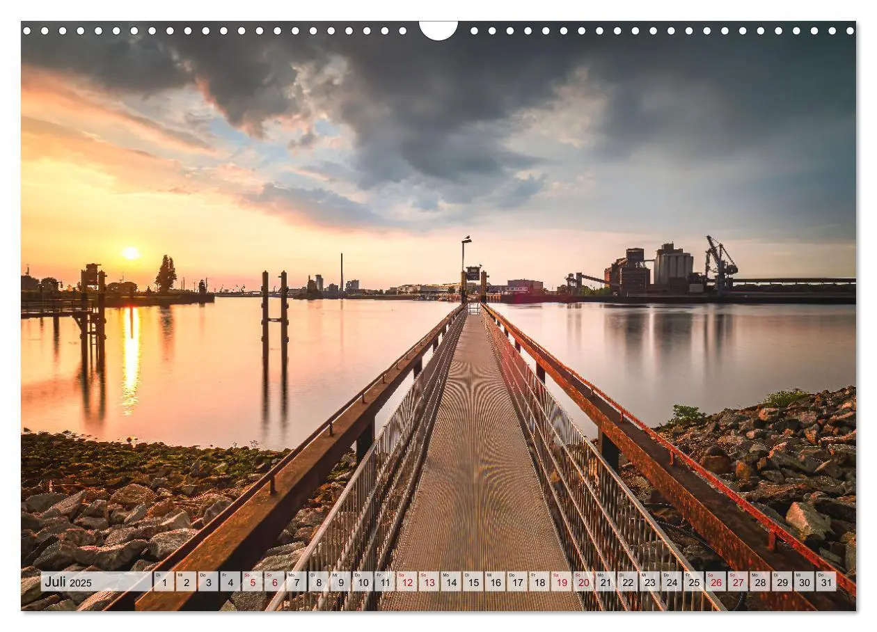 Bild: 9783435054855 | Bremer Hafenromantik (Wandkalender 2025 DIN A3 quer), CALVENDO...