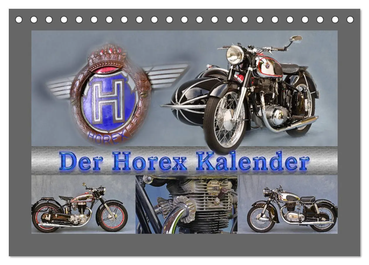Cover: 9783457764855 | Der Horex Kalender (Tischkalender 2026 DIN A5 quer), CALVENDO...