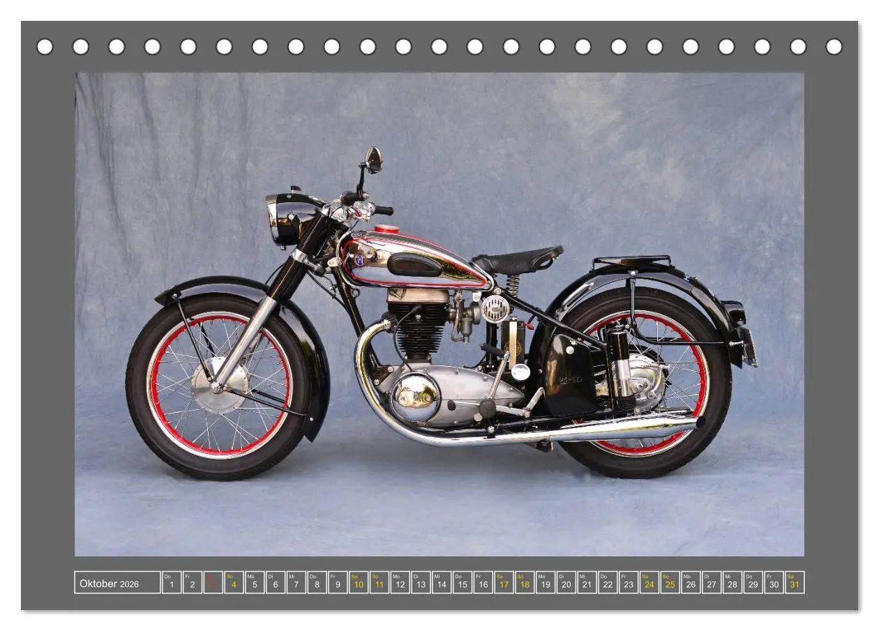 Bild: 9783457764855 | Der Horex Kalender (Tischkalender 2026 DIN A5 quer), CALVENDO...