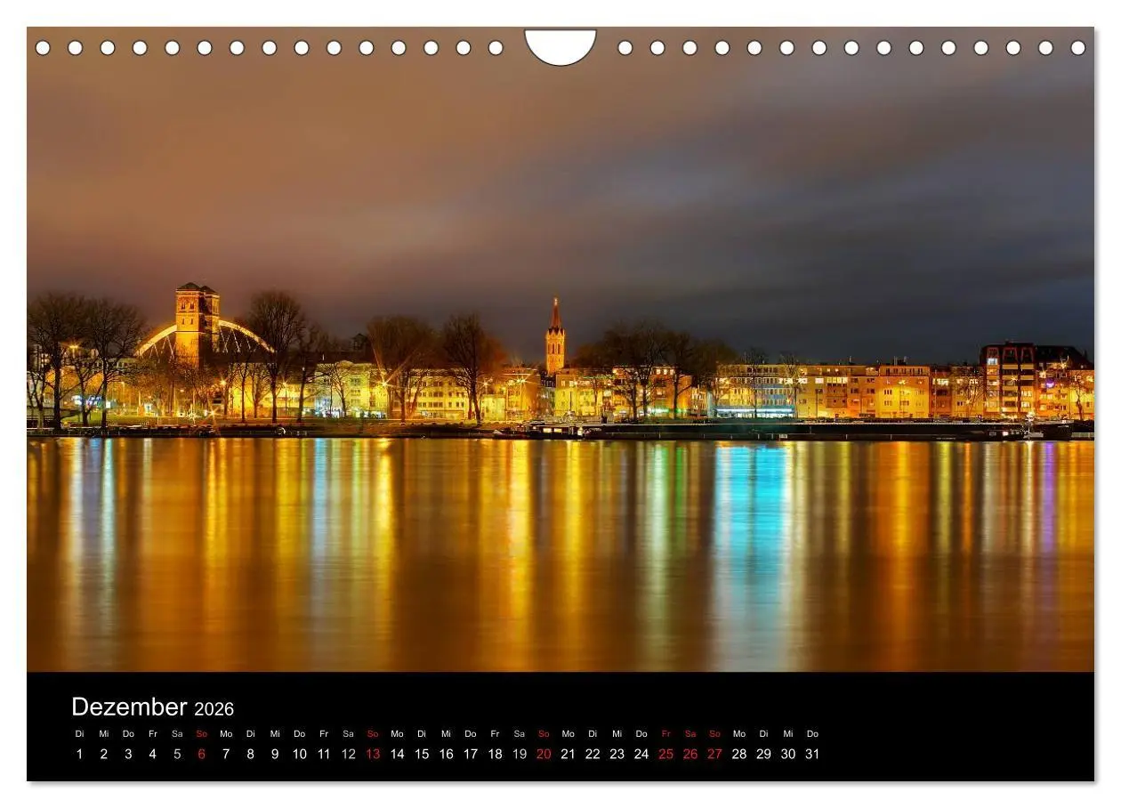 Bild: 9783516164855 | köln dunkel bunt - Die Stadt in anderem Licht! (Wandkalender 2026...