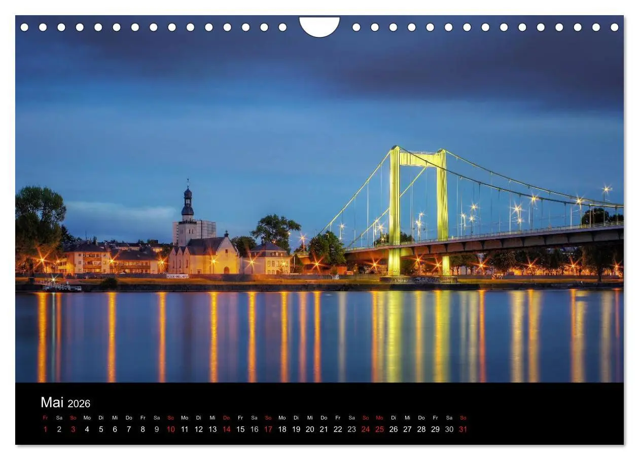 Bild: 9783516164855 | köln dunkel bunt - Die Stadt in anderem Licht! (Wandkalender 2026...