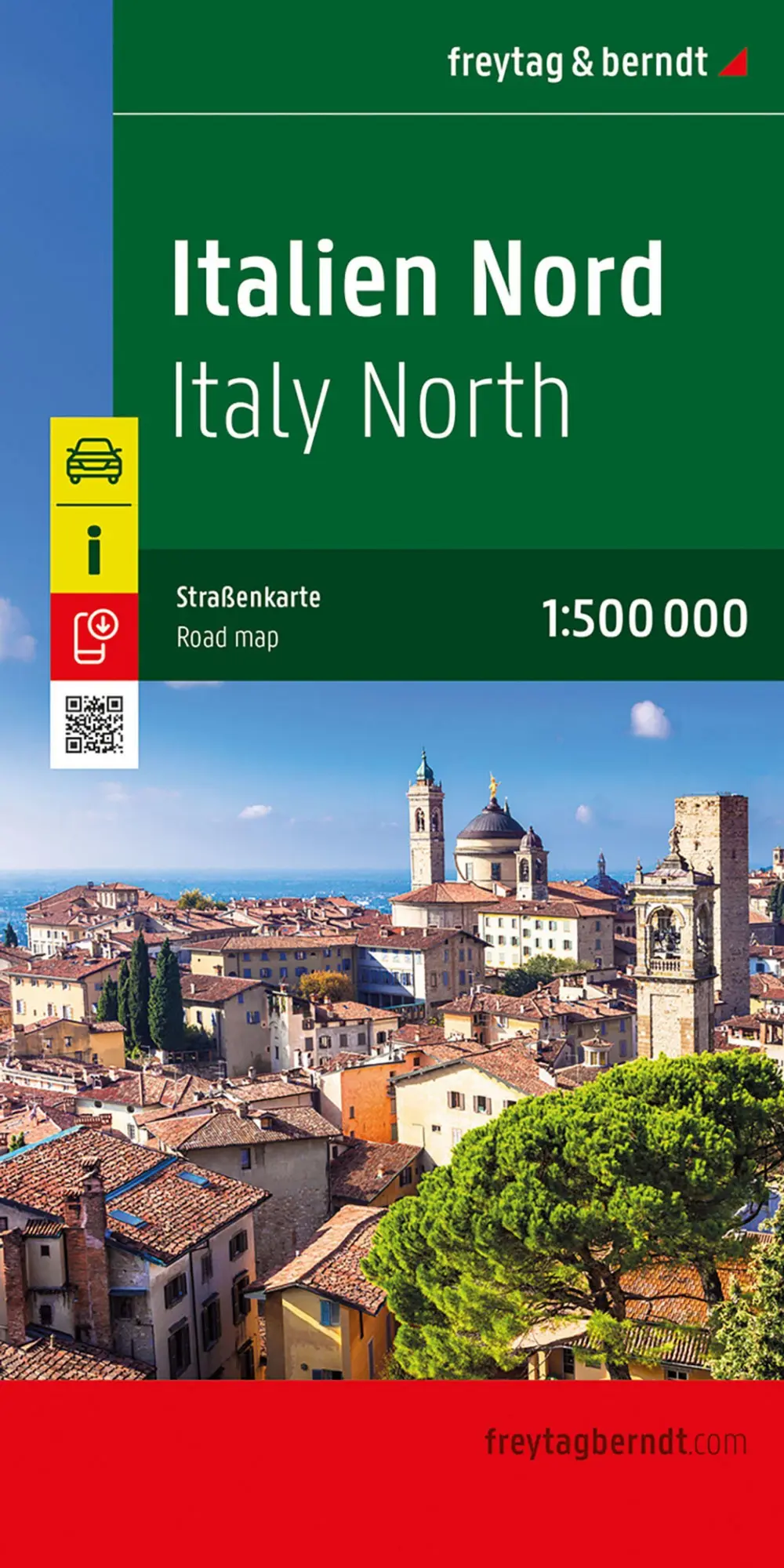 Cover: 9783707924855 | freytag &amp; berndt Straßenkarte Italien Nord 1:500.000 | Berndt | 2026