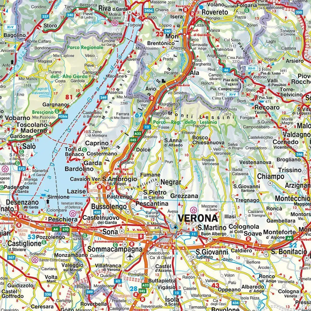 Bild: 9783707924855 | freytag &amp; berndt Straßenkarte Italien Nord 1:500.000 | Berndt | 2026