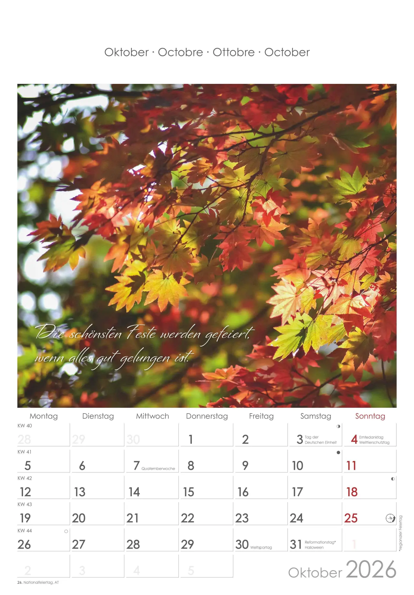 Bild: 4069095004955 | Auszeit für die Seele 2026 - Bildkalender 23,7x34 cm - Kalender mit...