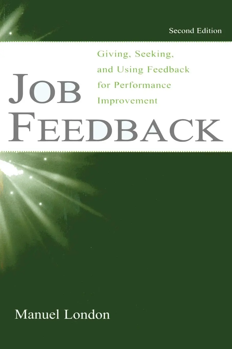Cover: 9780805844955 | Job Feedback | Manuel London | Taschenbuch | Englisch | 2003