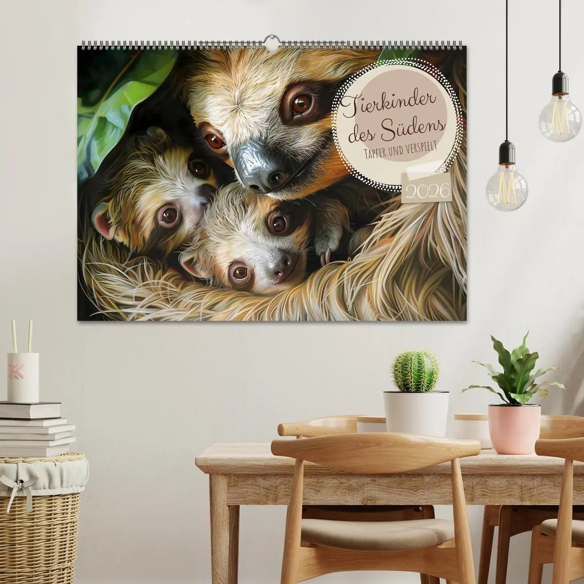Bild: 9783457444955 | Tierkinder des Südens (Wandkalender 2026 DIN A2 quer), CALVENDO...