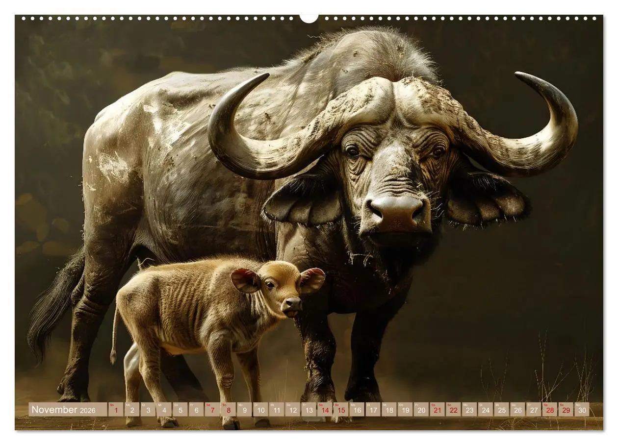 Bild: 9783457444955 | Tierkinder des Südens (Wandkalender 2026 DIN A2 quer), CALVENDO...