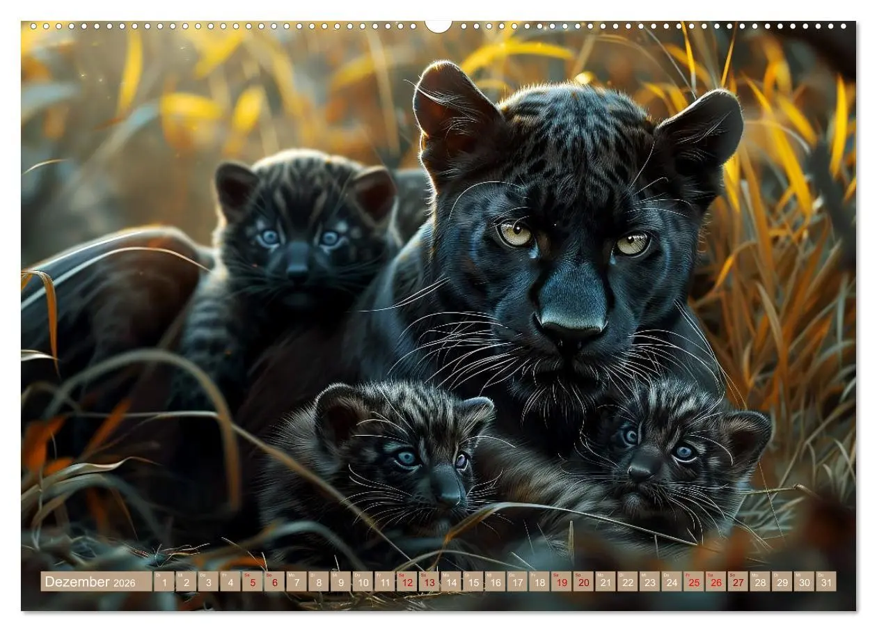Bild: 9783457444955 | Tierkinder des Südens (Wandkalender 2026 DIN A2 quer), CALVENDO...