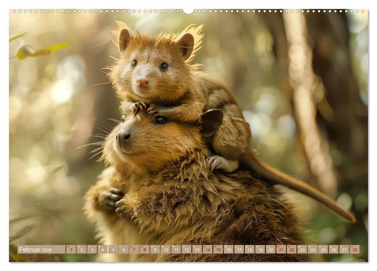 Bild: 9783457444955 | Tierkinder des Südens (Wandkalender 2026 DIN A2 quer), CALVENDO...