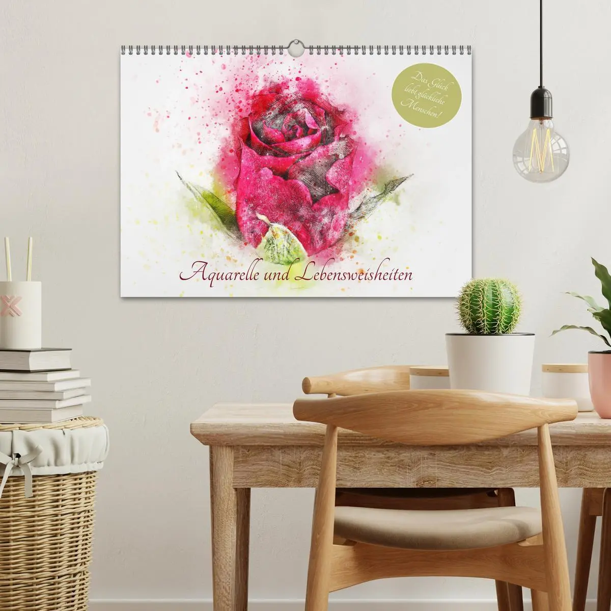Bild: 9783457754955 | Aquarelle und Lebensweisheiten (Wandkalender 2026 DIN A3 quer),...